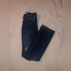 skinny jean flare bottom jeans 💕